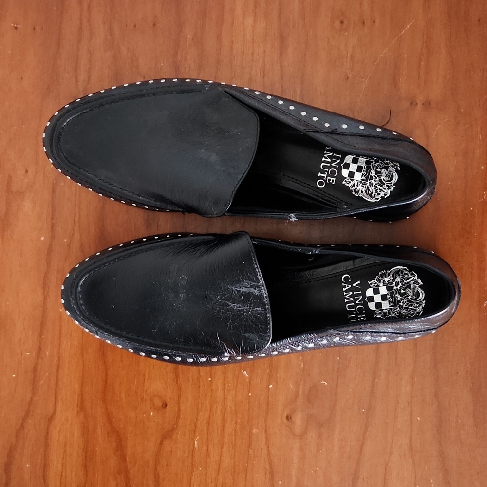 Black Vince Camuto Loafers 7.5